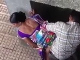 Cheating Wife Gets Busted Fucking In Public and Taped From The Roof